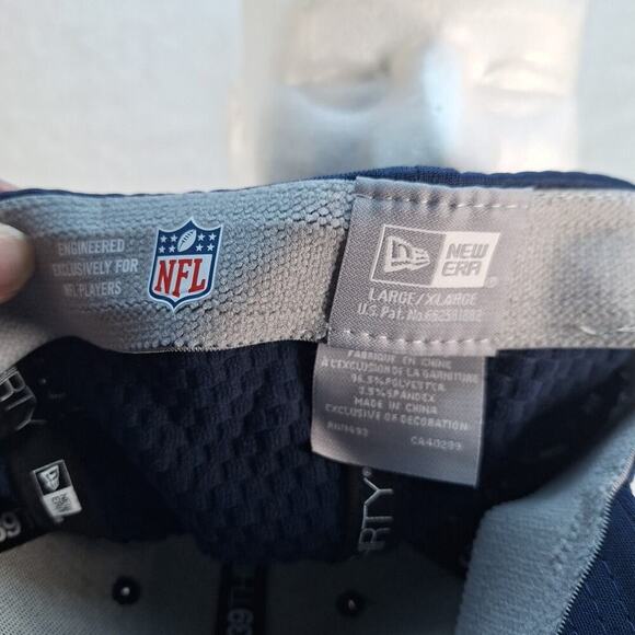 Dallas Cowboys New Era NFL 39THIRTY Hat Cap Size L/XL Blue - Picture 7 of 7